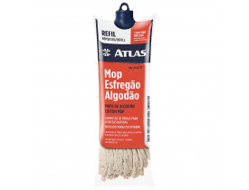 Refil Mop Esfregão Algodão com Cabo Atlas