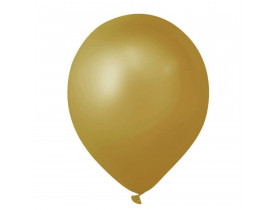 Balão N7 Cintilante Dourado Pacote com 50 unidades São Roque