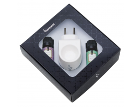 Kit Presente Aromatizador Elétrico Origjnal Bamboo e Lavanda Via Aroma