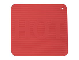 Descanso de Panela Silicone 17cm Vermelho Mundiart