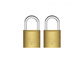 Cadeado 30mm Duplo com 4 Chaves Stam