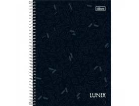 Caderno Espiral Capa Dura Colegial 10 Matérias Lunix 160 Folhas Tilibra