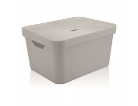 Caixa Organizadora Cube com Tampa Ou Martiplast GD 24x36x46cm Branca CC650