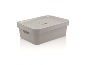 Caixa Organizadora Cube com Tampa Ou Martiplast MD 36,5x27,5x13cm Branca CC350