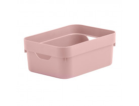 Caixa Organizadora Cube Ou Martiplast Mini Rosa Quartzo CC050