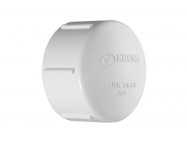 Cap Roscável 1/2'' Branco Krona