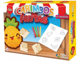Carimbos de Madeira: Frutas | Pais & Filhos