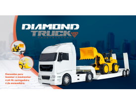 Caminhão Carregadeira Diamond Truck | Roma Brinquedos