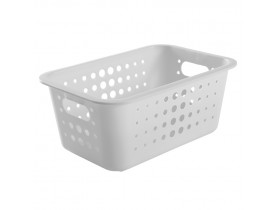Cesta Organizadora Ou Martiplast MD 29x19,5x12,5cm Branca CO430