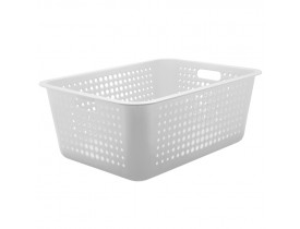 Cesta Organizadora Ou Martiplast Maxi 56x41x22cm Branca CO460