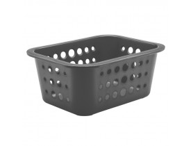 Cesta Organizadora Ou Martiplast PQ 18,5x14,5x8cm Chumbo CO410