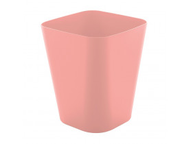 Cesto de Lixo Izzy Ou Martiplast 23,5x23,5x29,5cm Rosa Quartzo LX200