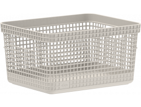 Cesto Organizador Grid Bege 8L 