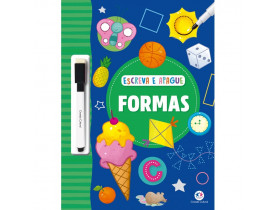 Livro Escreva e Apague Formas| Ciranda Cultural