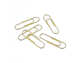 Clips Dourado com 120 unidades Tilibra