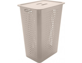 Cesta de Roupas com Tampa 47L 