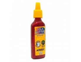 Cola Glitter 23g Vermelho Acrilex