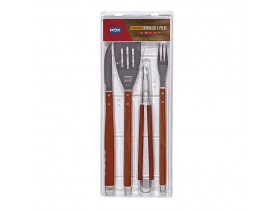 Conjunto para Churrasco com 4 Peças Mor 003311