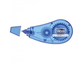 Fita Corretiva 5mmX6m Azul Tilibra