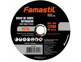 Disco de Corte Reforçado Metal 4.1/2' com 10 unidades' Famastil