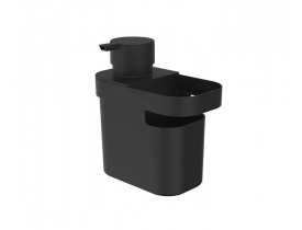 Dispenser para Detergente e Organizador de Pia Trium 650ml Preto Ou Martiplast