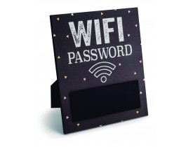 Quadro Decorativo Wifi 2 Cinza Mek