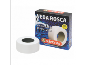 Fita Veda Rosca 18mm X 25 metros Adelbras