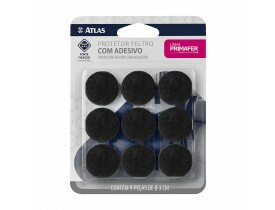Protetor Feltro Adesivo D3CM 9 Peças Primafer