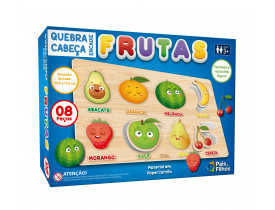 Quebra-cabeça Encaixe 8 peças: Frutas | Pais e Filhos