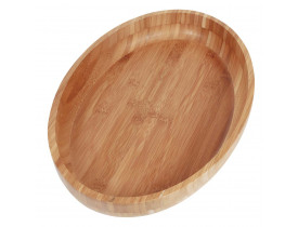 Gamela Oval Bamboo 27x41cm Mor