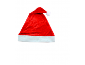 Gorro do Papai Noel de Veludo 38x29cm Zein 
