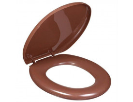 Assento Sanitário Standard Clássico Marrom Primafer