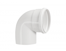 Joelho 90º para Esgoto DN 75 Branco Krona