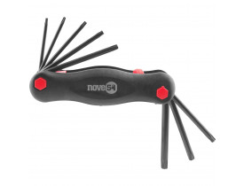 Jogo de Chaves Hexalobular com Suporte 8 Peças Nove54