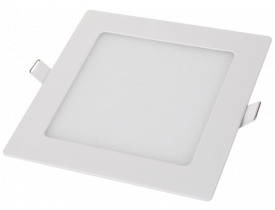 Painel Led de Embutir Quadrado 6W Bivolt 3000K Luz Branca Fria Cristallux