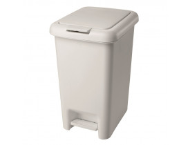 Lixeira Click Pedal 20 litros Branca 25X34X43cm Ou Martiplast