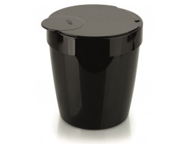 Lixeira Infinity 5 litros Preta 20X20X23cm Ou Martiplast