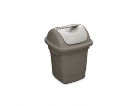 Lixeira Basculante 10 litros Fendi 24X24X33cm Plasvale