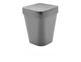 Lixeira Izzy 10 litros Chumbo 23X24X32cm Ou Martiplast
