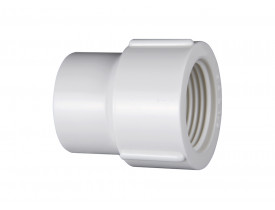 Luva de Redução Roscável 3/4'' X 1/2'' Branco Krona