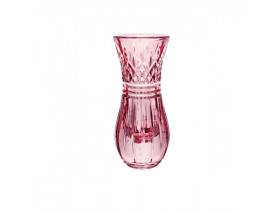 Vaso Cristal Lys 6x15cm Rosa Wolff