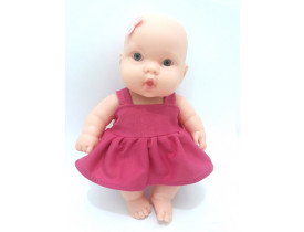 Brinquedo Boneca Nenequinha Clássica Vestido Pink Super Toys