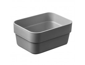 Organizador Gavetas Logic Ou Martiplast Mini 11,5x8,5x5,5cm Chumbo OL100