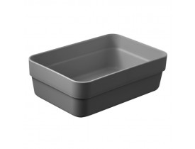 Organizador Gavetas Logic Ou Martiplast PQ 11,5x17x5,5cm Chumbo OL200