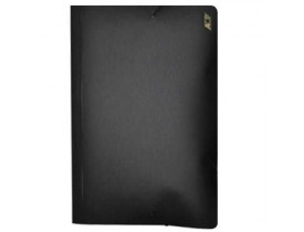 Pasta Aba com Elástico Ofício Preto ACP