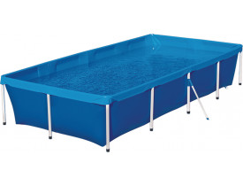 Piscina Retangular 3000 litros com Estrutura de Aço Mor 320x164x58cm 1005