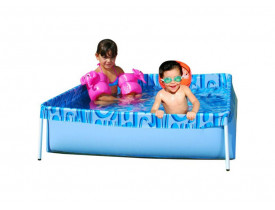 Piscina com Estrutura de Aço 400 litros Mor 115x106x33cm 1000