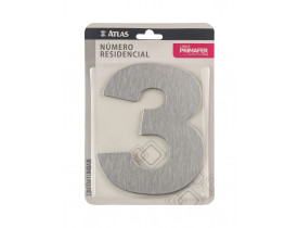Número para Casa com Adesivo 03 Primafer