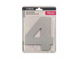 Número para Casa com Adesivo 04 Atlas