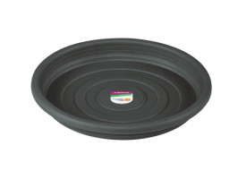 Prato Redondo Floreira 13cm Cinza Primafer